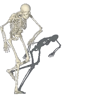 skeleton dancing